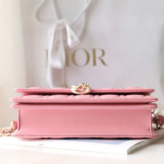 MINI 24 TOP-HANDLE LIGHT PINK LAMBSKIN