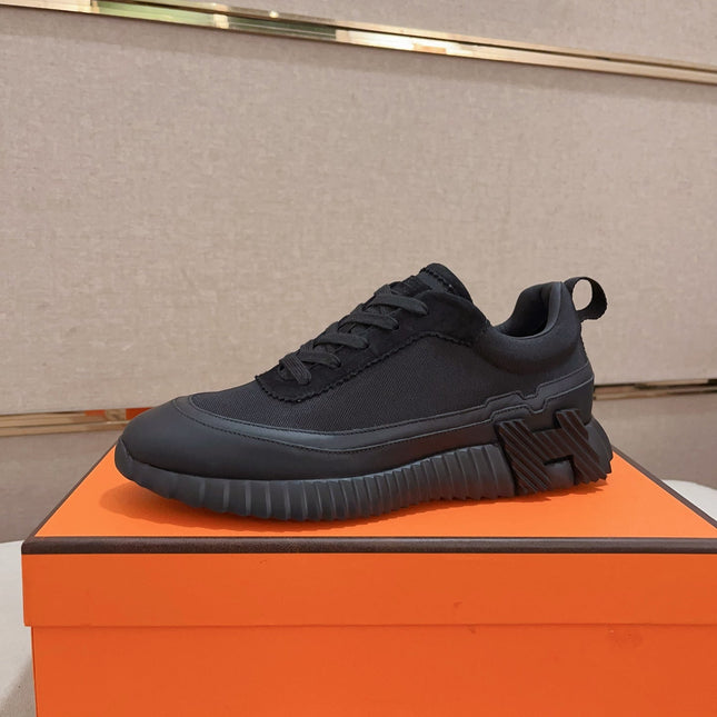 HM BOUNCING SNEAKER BLACK CALFSKIN