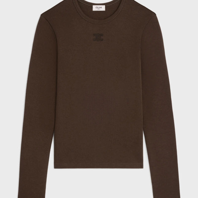 CELINE 26S LONG-SLEEVE CREWNECK T-SHIRT 576