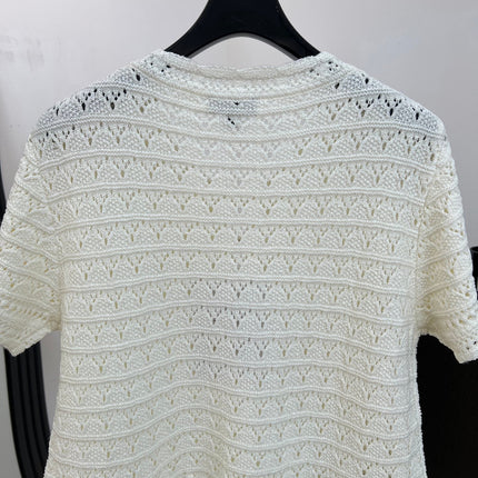 CHANEL 26S SHORT-SLEEVE KNIT CARDIGAN 1415