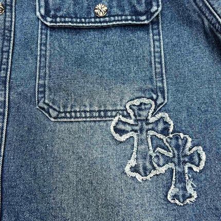 CHROME HEARTS 26S DENIM SHIRT JACKET 025