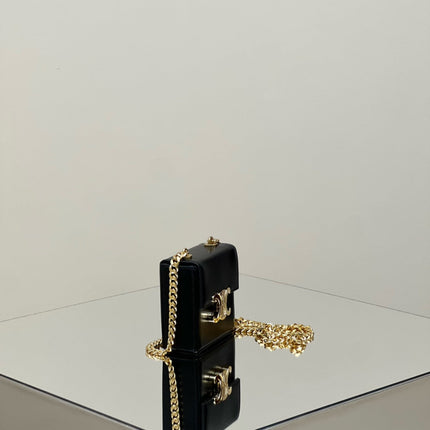 BOX TRIOMPHE 10 BLACK SHINY CALFSKIN