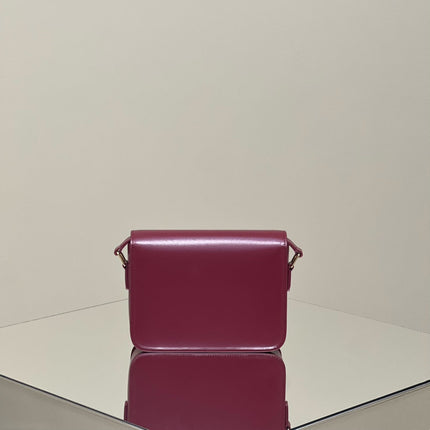 MINI CLAUDE 22 SHINY CALFSKIN FANSY PURPLE