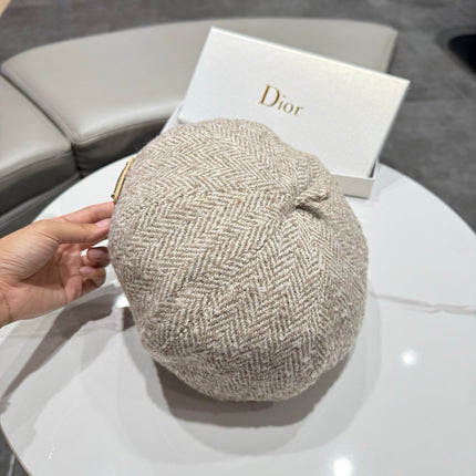 PRADA  26S TWEED BERET 566130