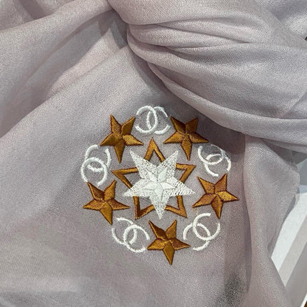 SCARF 200 CM IN OYSTER TAN CASHMERE 394615