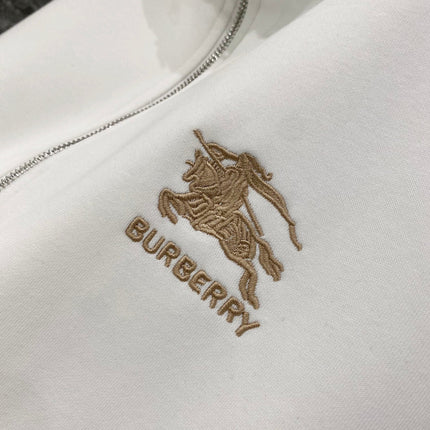 BURBERRY 26S CHECK-TRIM ZIP-UP TRACKSUIT 484