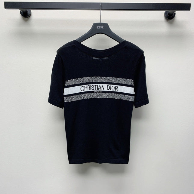 DIOR CREW NECK KNIT SWEATER 268138