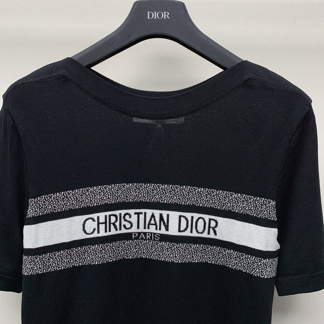 DIOR CREW NECK KNIT SWEATER 268138