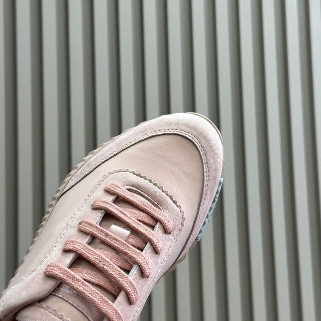 BOUNCING SNEAKERS LIGHT PINK CALFSKIN