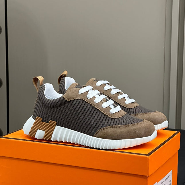 BOUNCING SNEAKERS BROWN CALFSKIN