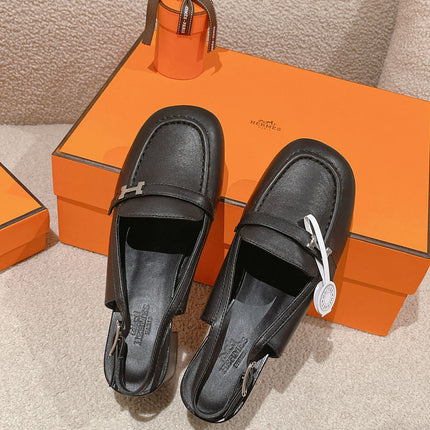 INFINIE 50 PUMP BLACK LAMBSKIN
