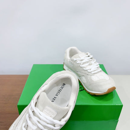 ORBIT SNEAKER IN SEA SALT SUEDE AND TECHNICAL MESH