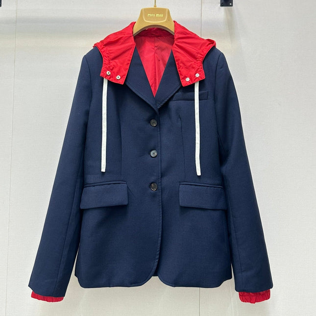 MIUMIU HOODED BLAZER STYLE 41