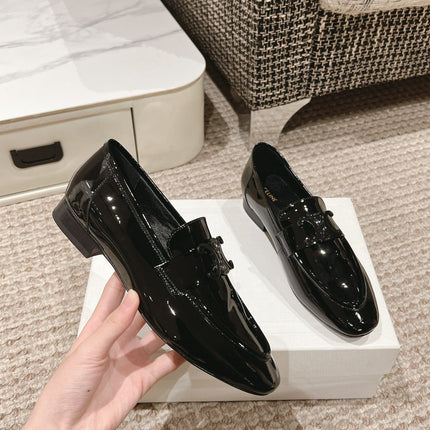 TRIOMPHE LOAFER IN BLACK PATENT CALFSKIN