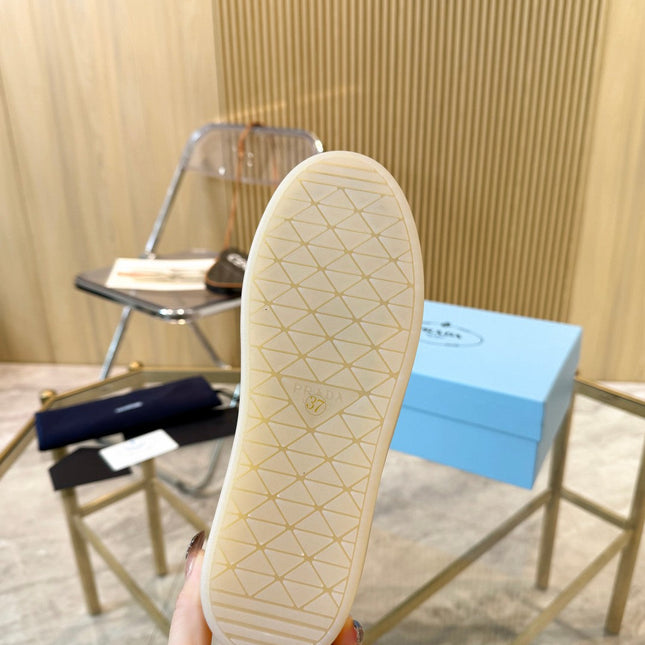 PRA LACE-UP SHOES WHITE CALFSKIN