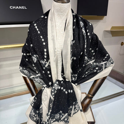 CHANEL 26S SCARF 200 IN CASHMERE 509237