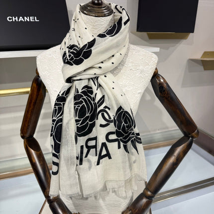 CHANEL 26S SCARF 200 IN CASHMERE 509252