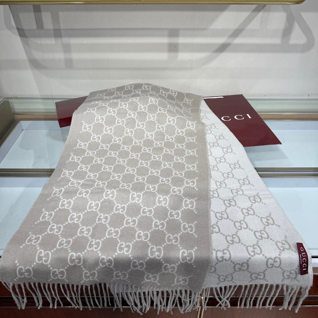 GUCCI 26S SCARF 190 IN CASHMERE 511107