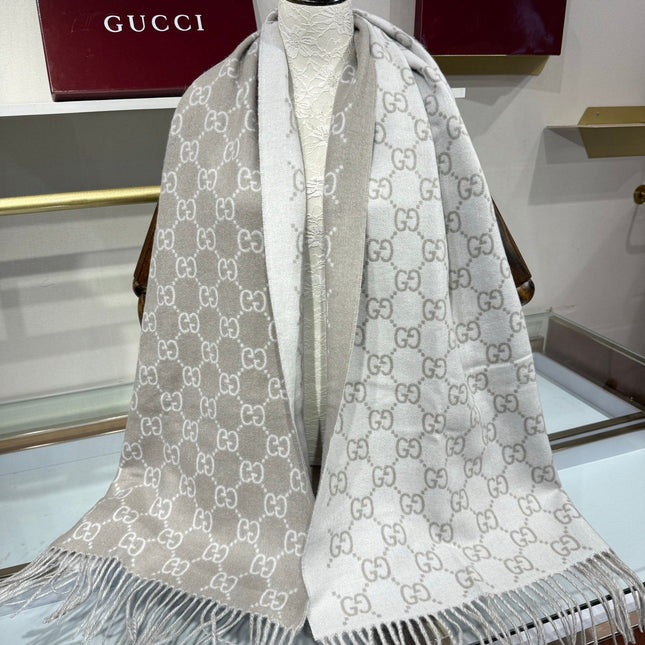 GUCCI 26S SCARF 190 IN CASHMERE 511107