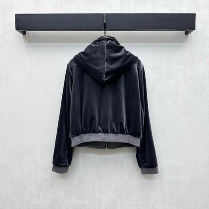 PRADA 26S HOODIE AND WIDE-LEG PANTS SET 1251