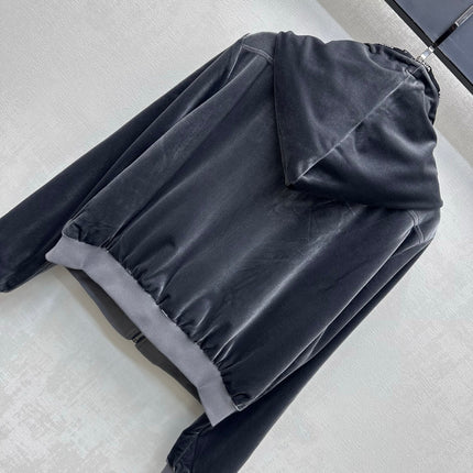 PRADA 26S HOODIE AND WIDE-LEG PANTS SET 1251