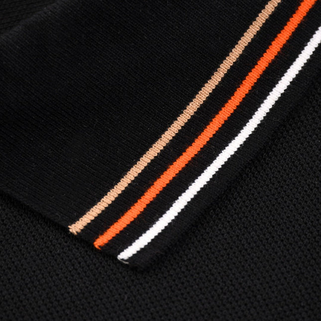 Burberry 25 Polo T- Shirt Black Cotton 232686