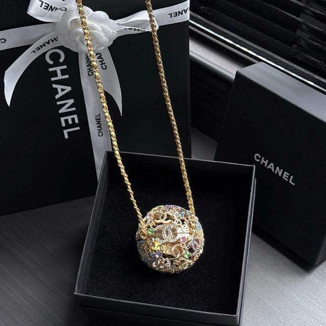 CHANEL 26S MINI SPHERICAL BAG IN MULTICOLOR CRYSTAL-EMBELLISHED