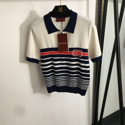 GUCCI SHORT-SLEEVE KNIT TOP 53