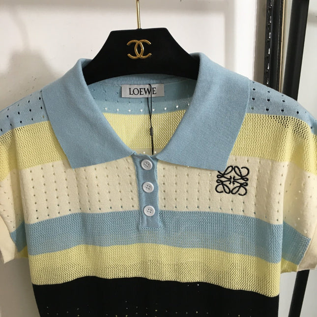 LOEWE KNIT POLO SHIRT STYLE 153