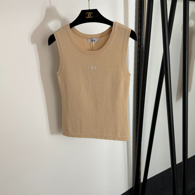 ALO KNIT SLEEVELESS TOP STYLE 165