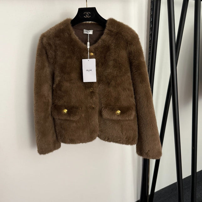 CELINE 26S FUR COAT STYLE 20