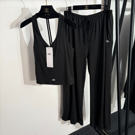ALO 26S TANK TOP AND WIDE-LEG PANTS SET 451