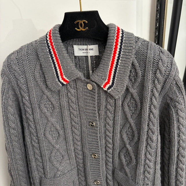 THOM 26S COLLAR CARDIGAN 388