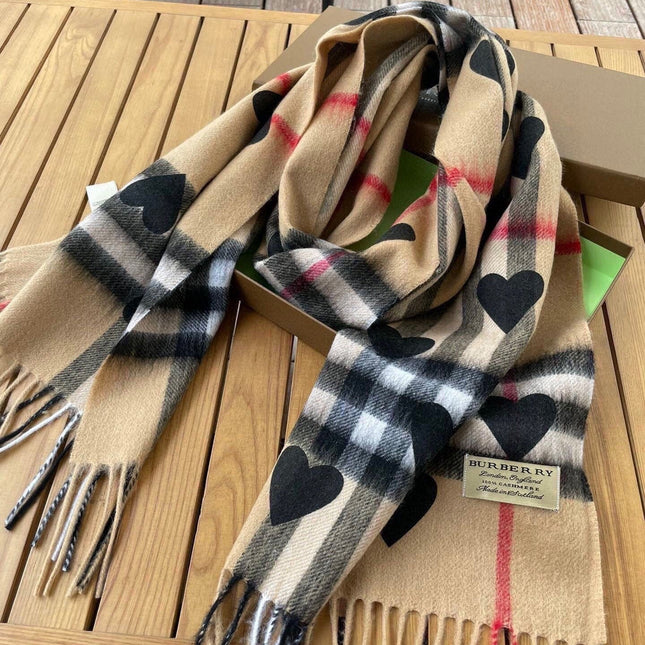 BURBERRY 26S SCARF 180 IN CASHMERE 511078