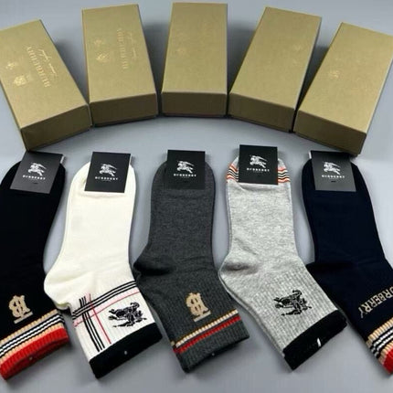 BURBERRY 26S ANKLE SOCKS 413942 (1 BOX)