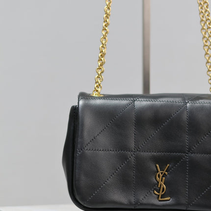 JAMIE 4.3 MINI BAG 20 IN BLACK LAMBSKIN GLOD HARDWARE