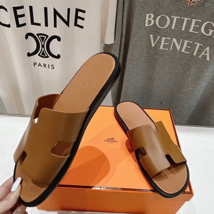 IZMIR SANDAL CARAMEL LAMBSKIN