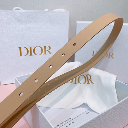 DIOR 26S BELT 20 MM IN BEIGE CALFSKIN 635753