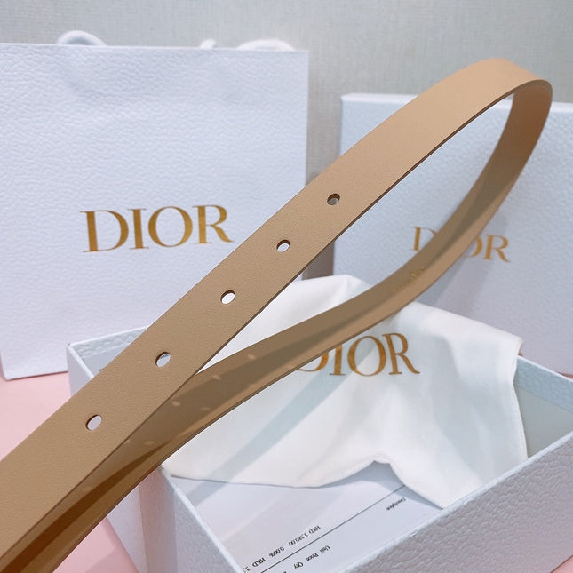DIOR 26S BELT 20 MM IN BEIGE CALFSKIN 635753