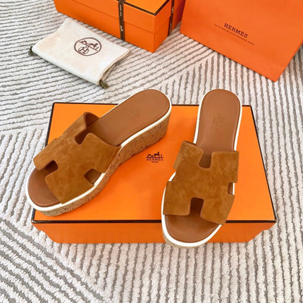EZE 65 SANDAL BRIGHT BROWN SUEDE