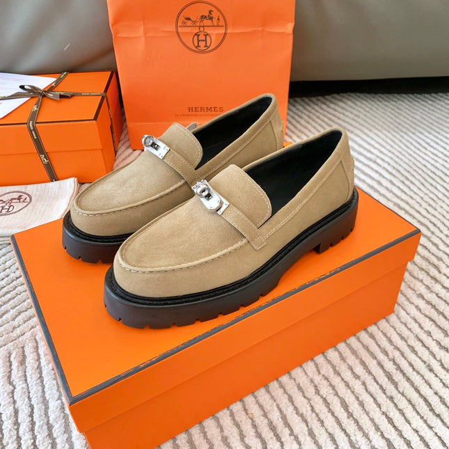 ICONE LOAFER IN TORTILLA BROWN SUEDE
