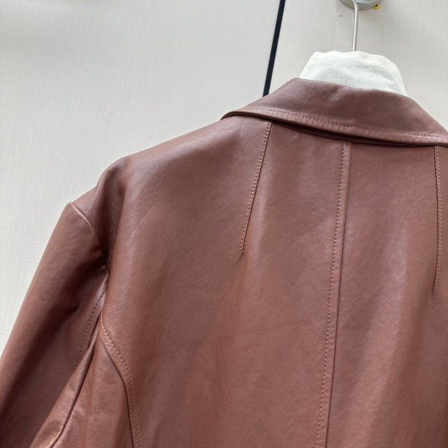 BALENCIAGA 26S LEATHER JACKET 222