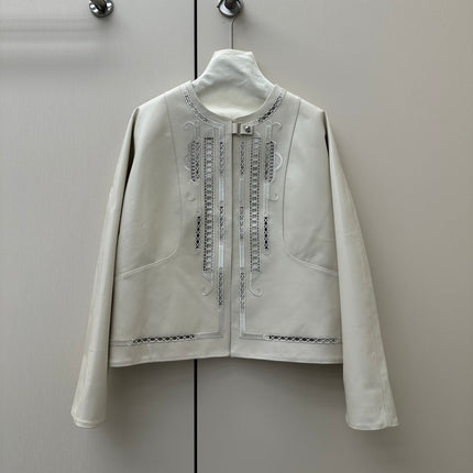 HERMES 26S LEATHER JACKET 818