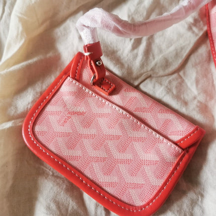 MINI HOBO BOHEME 38CM PINK CANVAS