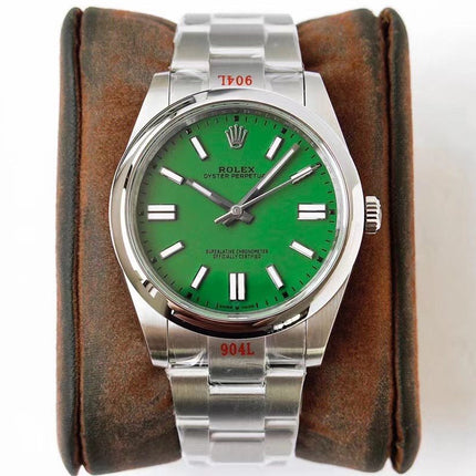 OYSTER PERPETUAL 41 STAINLESS STEEL GREEN DIAL
